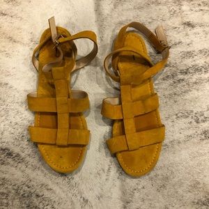 J Crew Yellow Sandal
